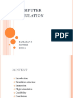 Omputer Simulation: Baskaran S 811750068 Ii Mca