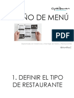 Diseño de Menu