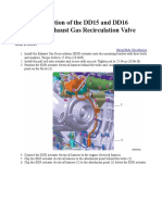 16.5 Installation of The DD15 and DD16 Sonceboz® Exhaust Gas Recirculation Valve Actuator