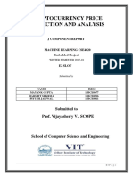 Cryptocurrency Price Prediction and Analysis: Submitted To Prof. Vijayasherly V., SCOPE