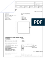 Steel Member Design (AS4100) SHS