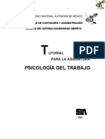 Tutorial para La Asignatura de Psicología Del Trabajo PDF