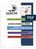 Proyecto de La Zona Metropolitana de Moroleon Yuriria Uriangato