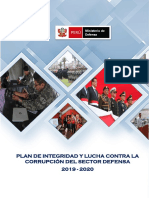 Plan de Integridad y Lucha Contra La Corrupcion MINDEF