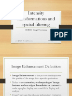 Intensity Transformations and Spatial Filtering: ECE330 Image Processing