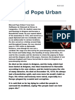 Blessed Pope Urban V