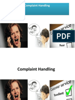 Complaint Handling and Greivence Managment