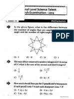 NSTSE Class 6 Solved Paper 2014