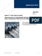 AN5391 Determination of TKN in Water by Using KT8000 Series