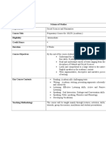 Scheme of Studies Department Course Title Eligibility Credit Hours Duration