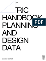 Metric Handbook Planning AND Design Data: Edited by David Adler