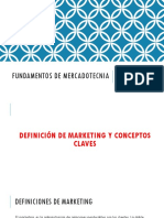 Fundamentos en Mercadotecnia Unidad 1 - 2