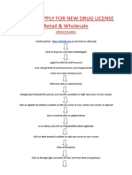 How To Apply For New Drug License Retail & Wholesale: (Procedure)