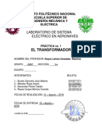 Practica 1 Sistema Eléctrico de Aeronaves