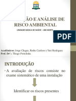 Avaliação e Análise de Risco Ambiental