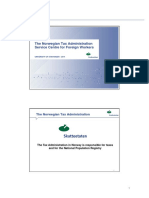 Tax System in Norway and ID or D Number