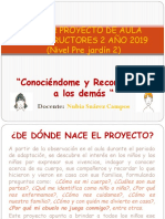 Proyecto Conociendome y Reconociendo A Los Demás