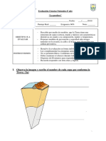 Prueba de Ciencias - Capas de La Tierra