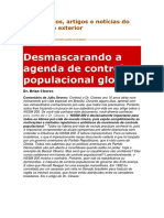 Desmascarando A Agenda de Controle Populacional Global