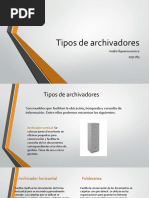 Tipos de Archivadores