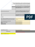 Template: World Bank (Robert S. Mcnamara) Fellowship Program Budget Request