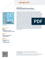 Modelling Groundwater Flow and Pollution