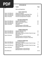 Index: First Semester