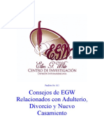 12 CONSEJOS de EGW Adulterio, Divorcio y Nuevo Casamiento