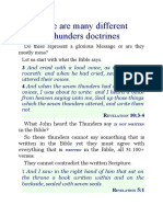 There Are Many Different Thunders Doctrines