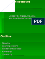 Ayodele S. Jegede,: PHD, Mhsc. West African Bioethics Training Program