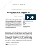 PSL Quarterly Review: Neoliberalism As A Capitalist Revolution in Chile: Antecedents and Irreversibility