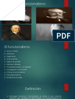 El Funcionalismo 