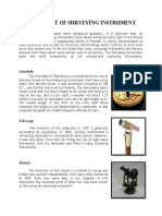 Development of Surveying Instrument