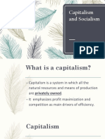 Capitalism and Socialism Report