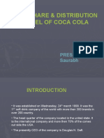 Market Share & Distribution Channel of Coca Cola: Presented By:-Saurabh