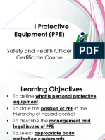 Personal Protective Equipment (PPE) : Safety and Health Officer Certificate Course