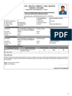 Application Form For Appointment To The Post of Gram Panchayat Secretary Under Purba Medinipur District