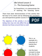 Middle School Lesson 2 Activity 3 - The Guessing Game