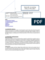 Statewide Accounting Policy & Procedure: Accounting Manual Reference: Effective Date: Revision Date