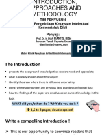 Approach Methodology