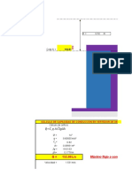 Diseño de Linea de Vertedor de Demasías