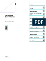 Hmi Comfort Panels Operating Instructions EnUS en-US