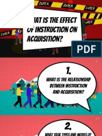 Effect of Instrumentation On Acquisition