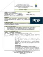 Plano de Disciplina - História Das Ideias Políticas e Sociais 2019.1