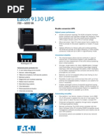 Eaton 9130 Datasheet