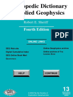 Encyclopedic Dictionary of Applied Geophysics: Fourth Edition