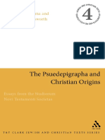 (Jewish and Christian Texts in Contexts and Related Studies) Gerbern S. Oegema, James H. Charlesworth - The Pseudepigrapha and Christian Origins_ Essays from the Studiorum Novi Testamenti Societas (Je.pdf