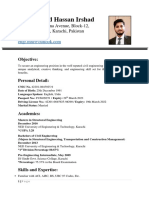 Mohammed Hassan Irshad CV