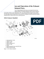 2.1 Description and Operation of The Exhaust Manifold and Related Parts