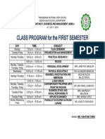 Class Program